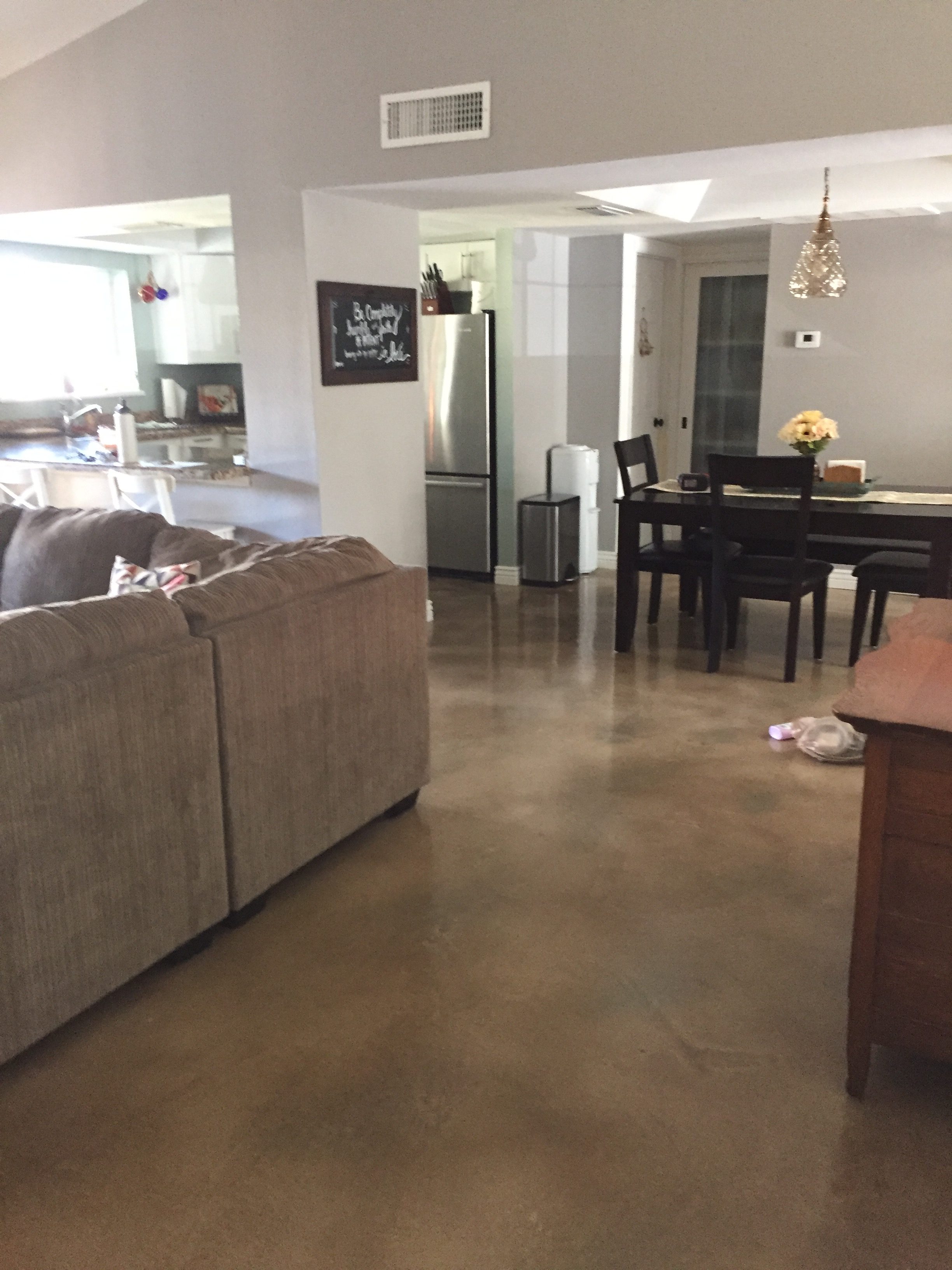 Interior Concrete Staining Concrete Floors Stained