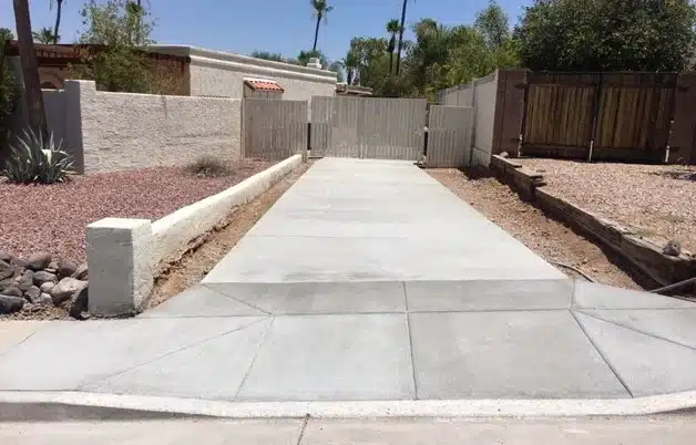 Custom concrete pours with ADA ramps and reinforced construction