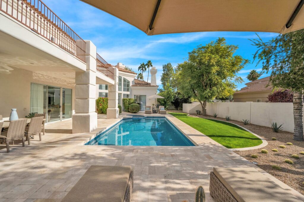 pool remodeling in phoenix - stone deck | Arrowhead Deck & Pools